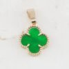 DIJE VAN CLEEF VERDE PEQUEÑO