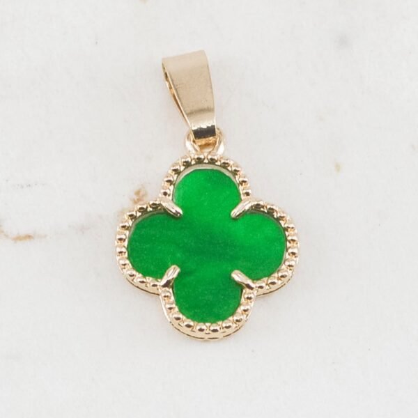 DIJE VAN CLEEF VERDE PEQUEÑO