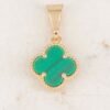 DIJE VAN CLEEF VERDE VETEADO