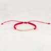 PULSERA TEJIDA 18B 3MM LISO