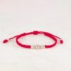 PULSERA TEJIDA 3OROS 4MM X 5MM 5BALIN