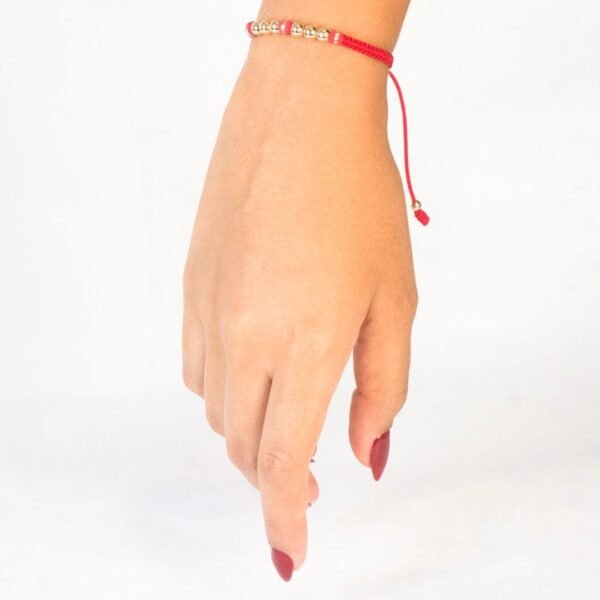 55364-R.jpg PULSERA TEJIDA 3 NEO6 ARGOLLA X 6MM LISO