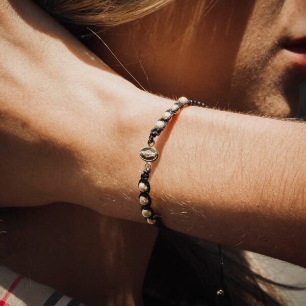 PULSERA GUADALUPE DIAMANTADO 4MM