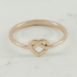ANILLO CORAZON ENLAZADO