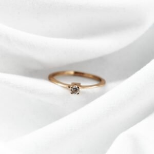 ANILLO CUADRADO MINI CIRCONIA