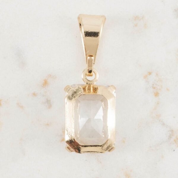 DIJE RECTANGULAR CIRCONIA 10mm x 6mm