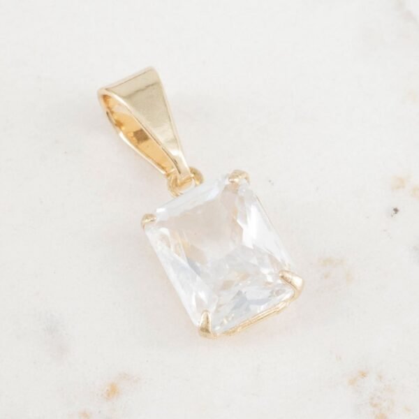 DIJE RECTANGULAR CIRCONIA 10mm x 6mm