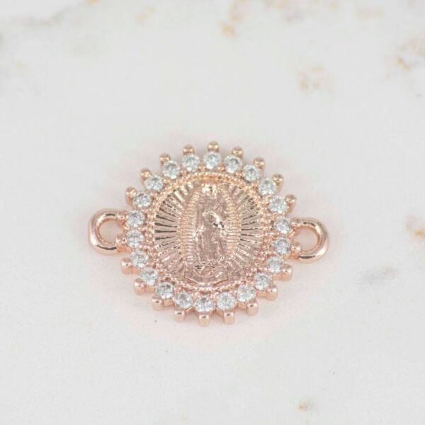 HERRAJE GUADALUPE CIRCULO CIRCONES (ORO ROSA)