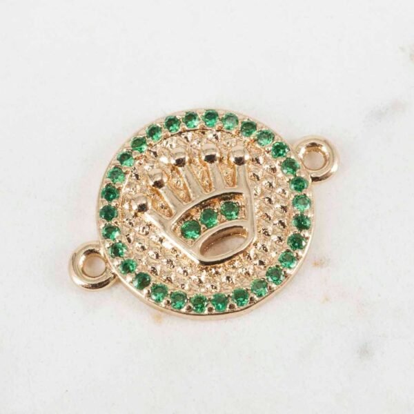 HERRAJE ROLEX BORDES CIRCONES ESMERALDA