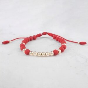 PULSERA TEJIDA BALIN NEOPRENO X BALIN LISO 5MM
