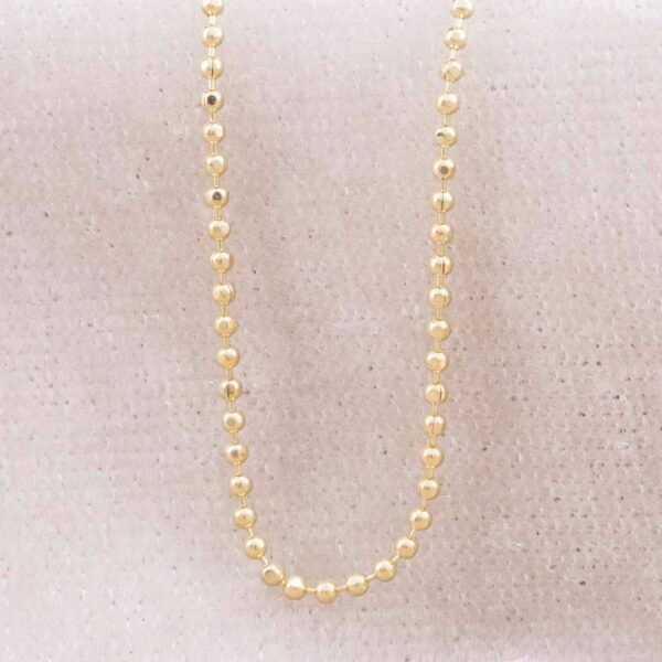 CADENA MILITAR DIAMANTADA 1mm - 40cm
