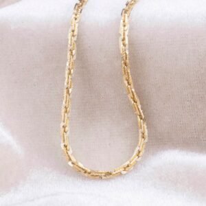 CADENA RUSTICA DIAMANTADA 2mm - 60cm