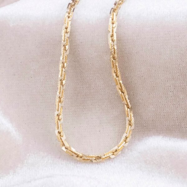 CADENA RUSTICA DIAMANTADA 2mm - 60cm