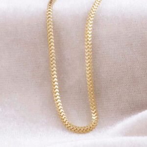 CADENA TEJIDO VENECIANO CUADRADO 2mm - 60cm