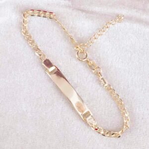 PULSERA CUBANA NIÑO 3mm - 14cm + EXT