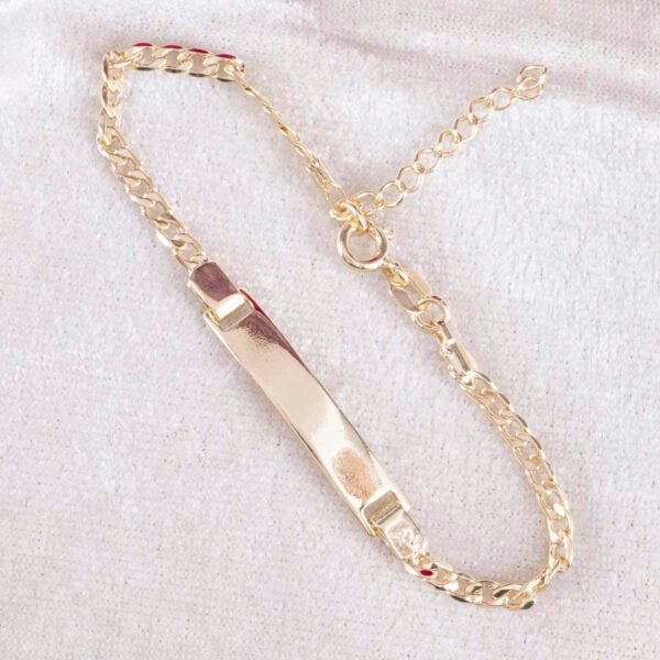 PULSERA CUBANA NIÑO 3mm - 14cm + EXT
