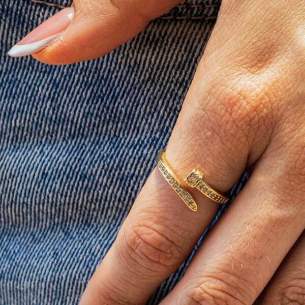 ANILLO CLAVO CIRCONES