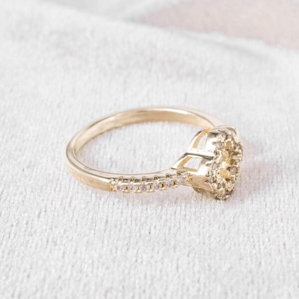 ANILLO TREBOL CIRCONES
